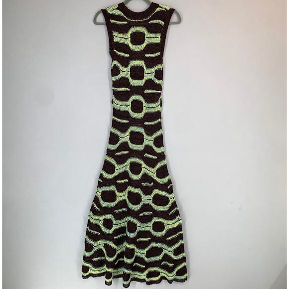 Ulla Johnson Arabella Knit Maxi Dress Women 0 Brown Laguna Sleeveless Ribbed - Picture 15 of 16